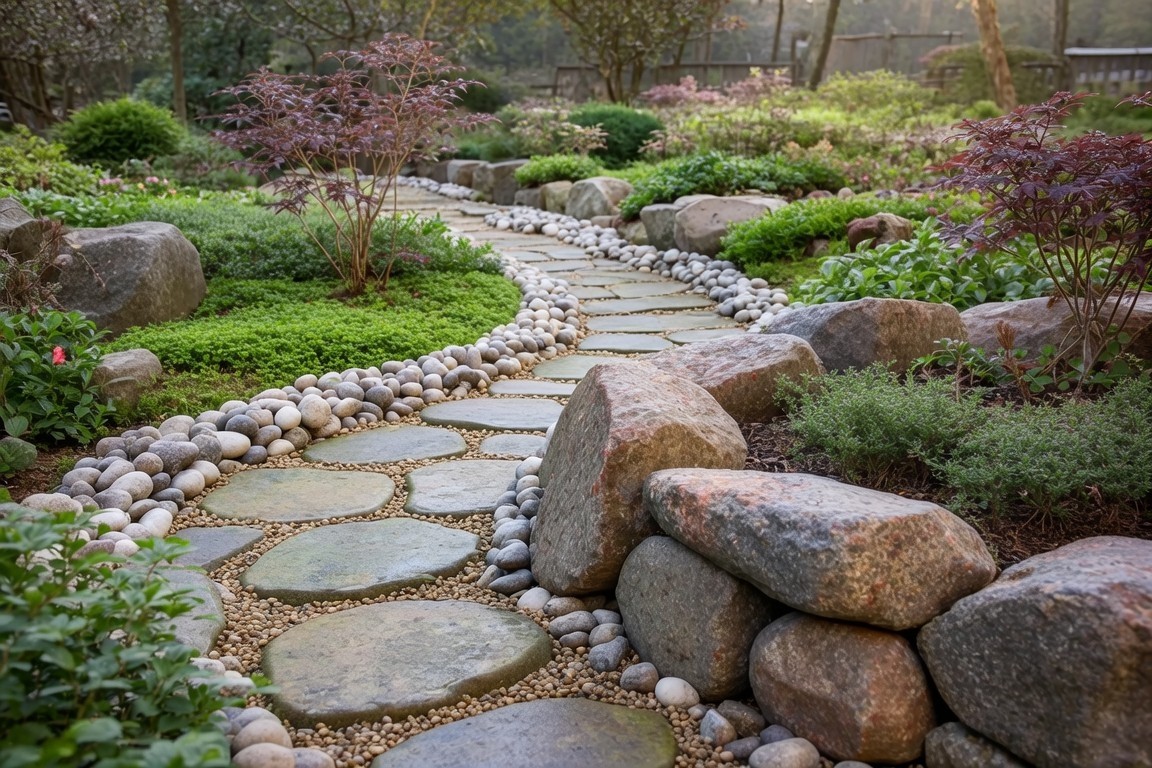 Landscaping Stones for Walkways, Borders, and Garden Beds